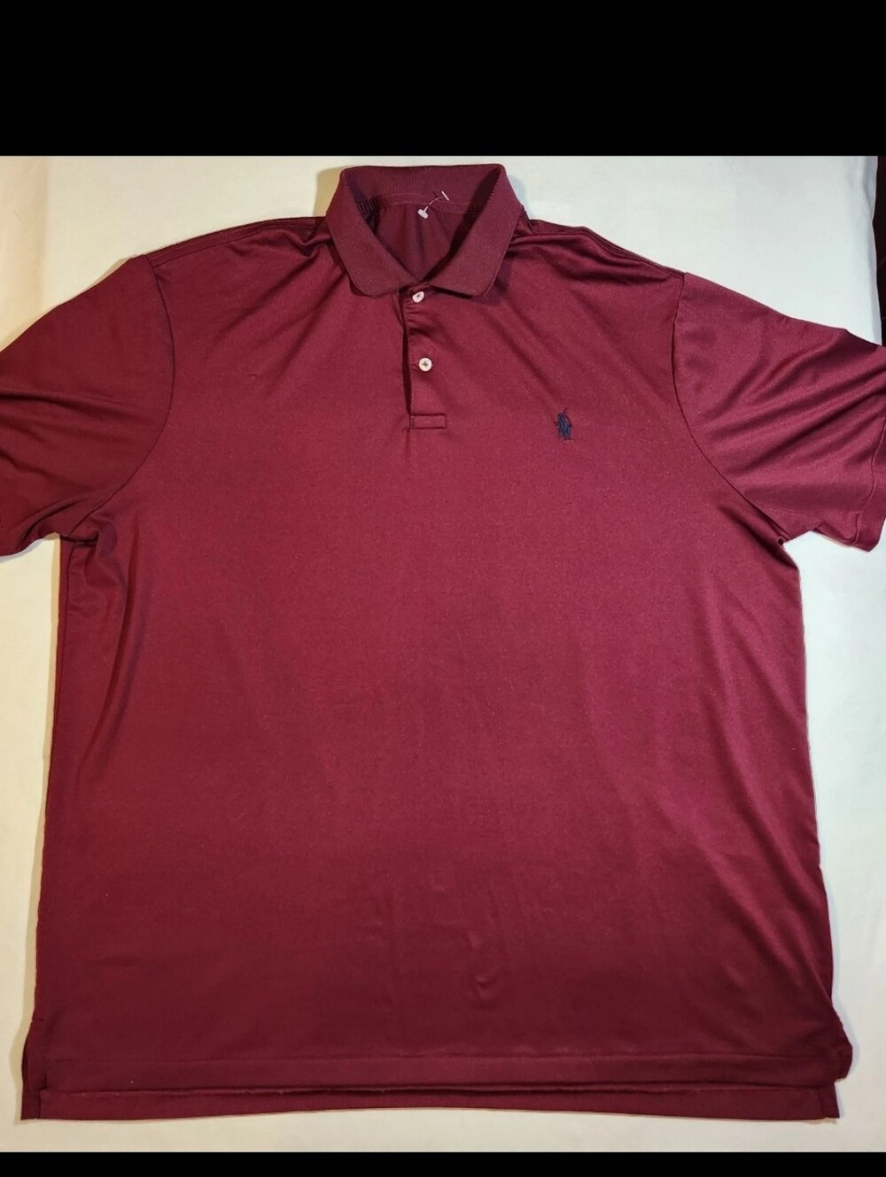 Polo by Ralph Lauren Men’s Maroon Short-Sleeve Polo Sz XL